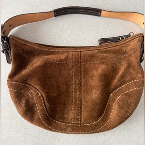Brown Suede Women's Bag